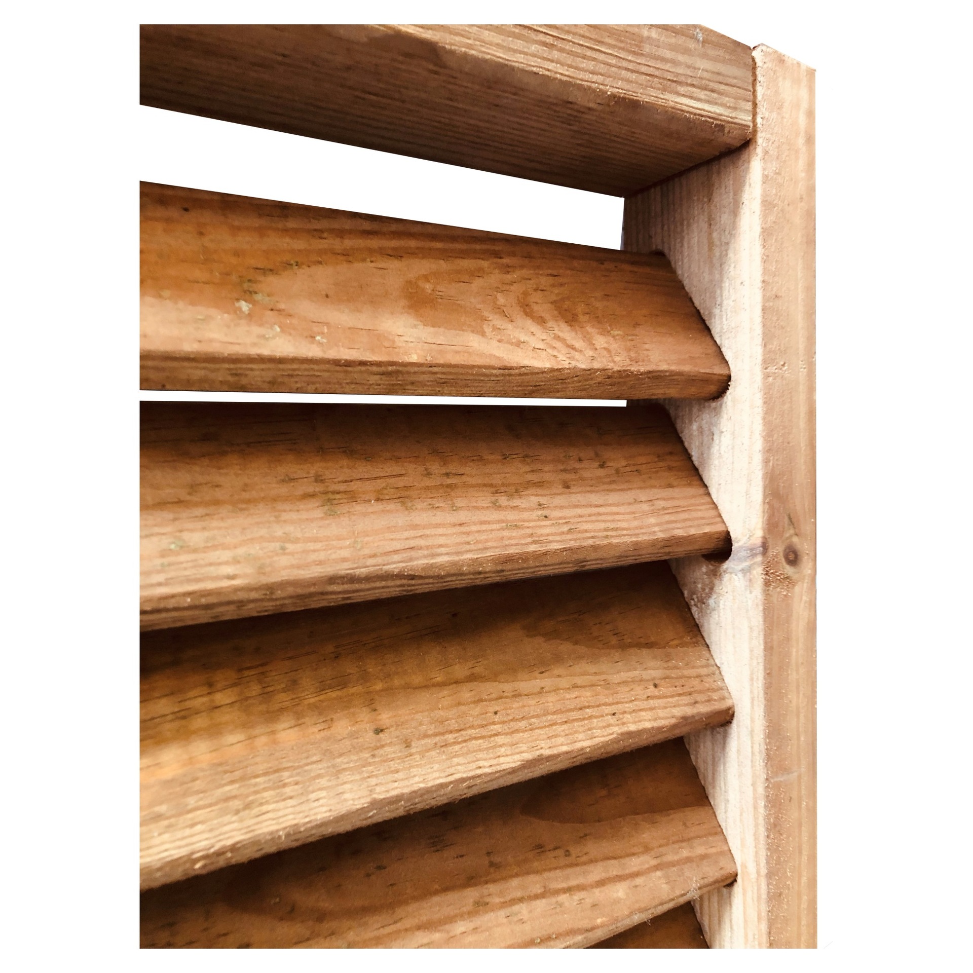 Jalousie-Zaun, braun 180x180 cm bei leitermann.de günstig kaufen Jalousie-Zaun, braun 180x180 cm