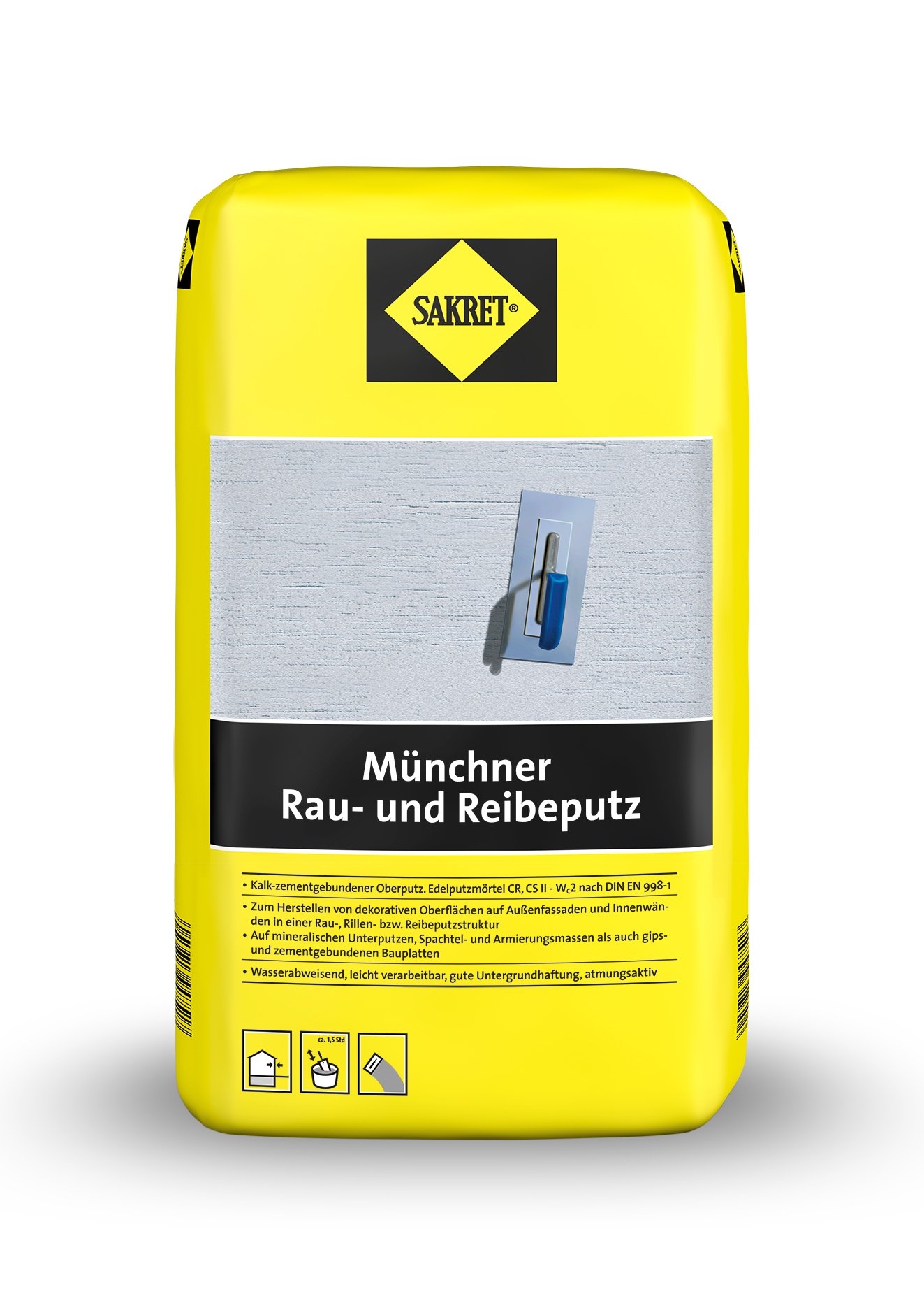 SAKRET Trockenbaustoffe Europa Münchner Rau- und Reibeputz