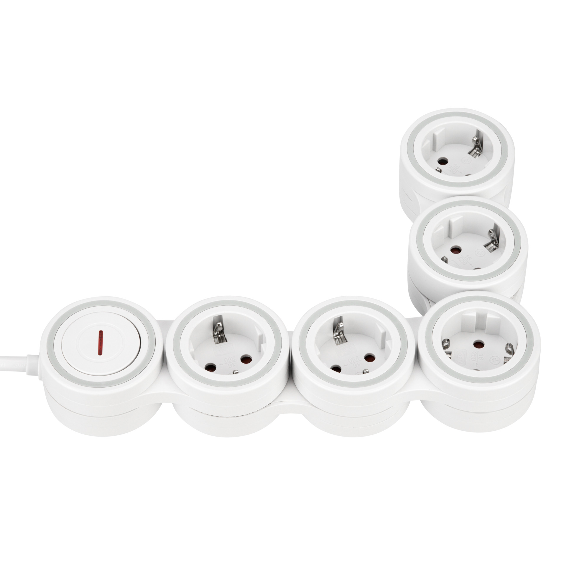 Steckdosenleiste S-Flex 5-fach mit Schalter, 1,4m bei leitermann.de günstig kaufen Steckdosenleiste S-Flex 5-fach mit Schalter, 1,4m