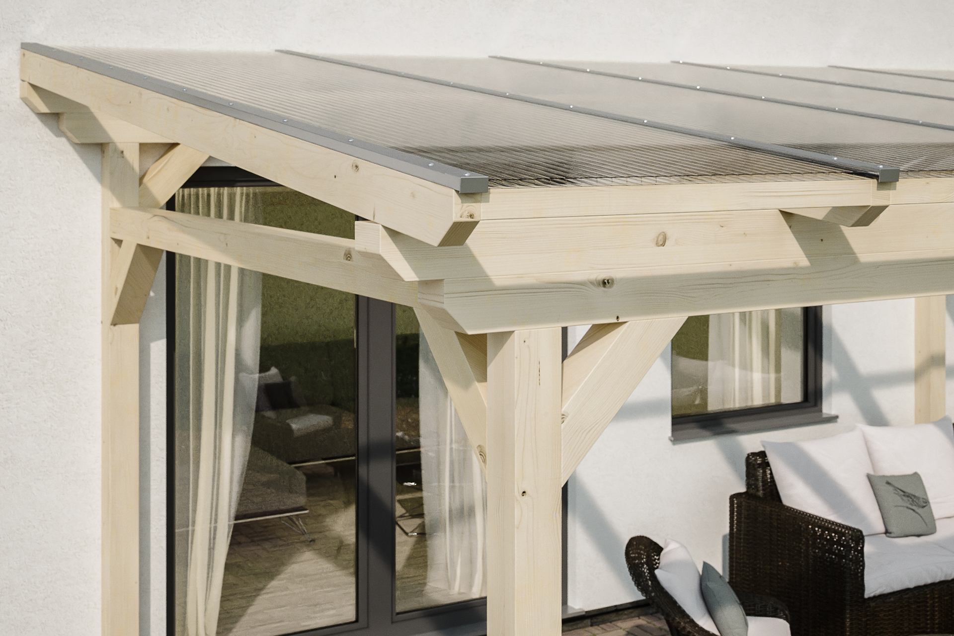 Terrassenüberdachung Sanremo bei leitermann.de günstig kaufen Terrassenüberdachung Sanremo