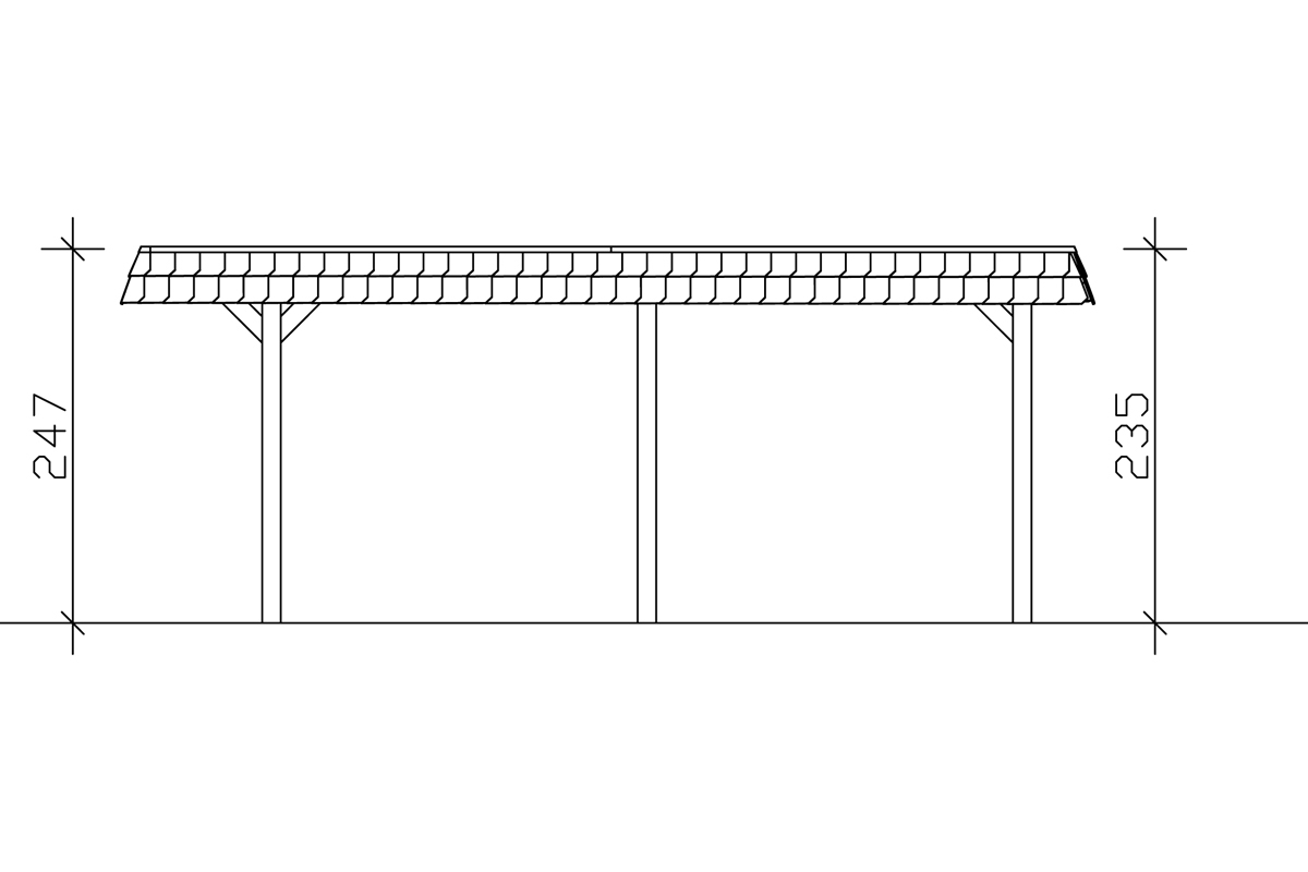 Carport Wendland bei leitermann.de günstig kaufen Carport Wendland