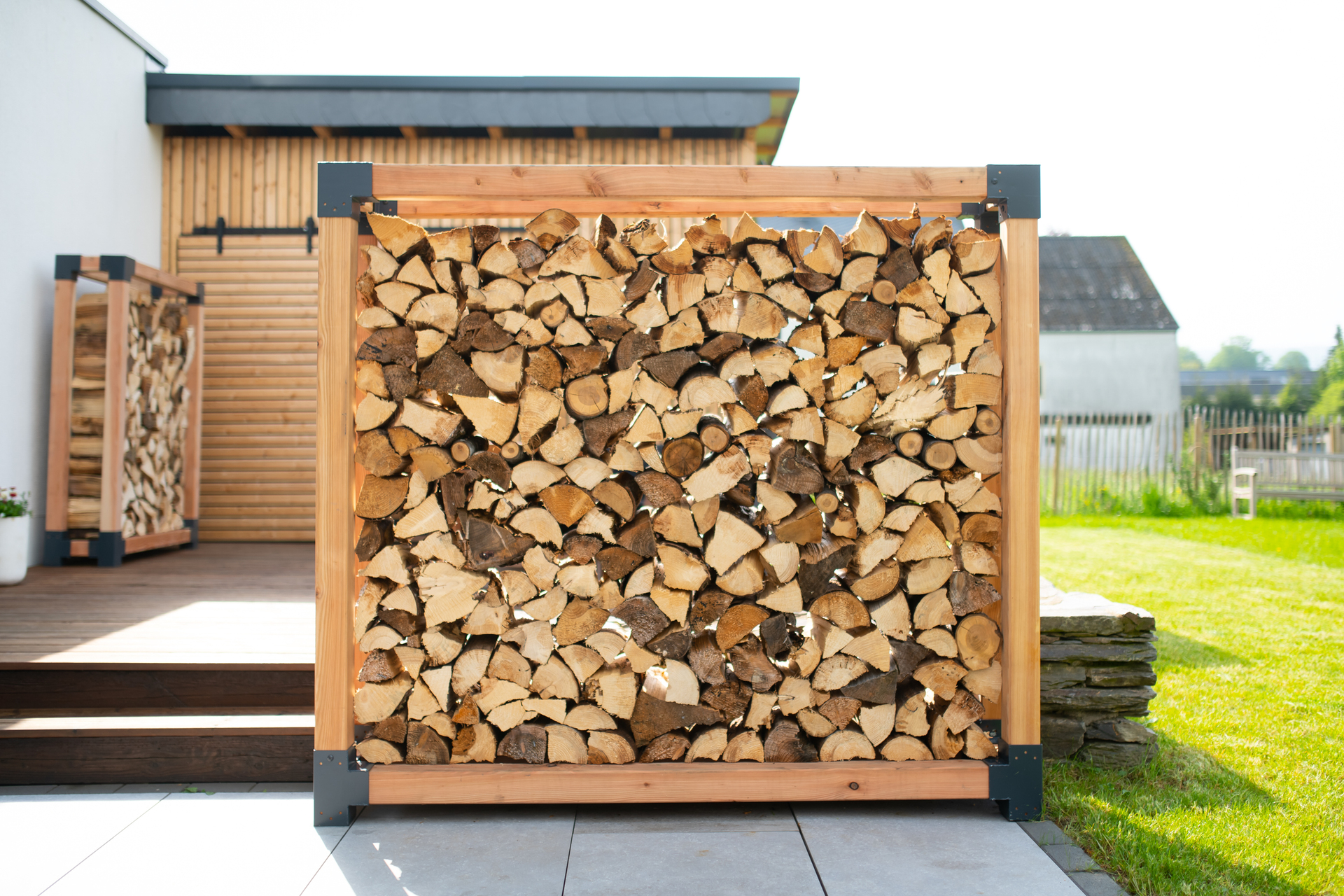 Kaminholzregal Michel bei leitermann.de günstig kaufen Kaminholzregal Michel