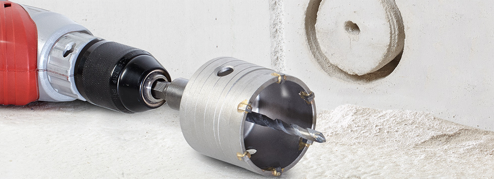 PROMO HM-Bohrkronenset 6-tlg. bei leitermann.de günstig kaufen PROMO HM-Bohrkronenset 6-tlg.