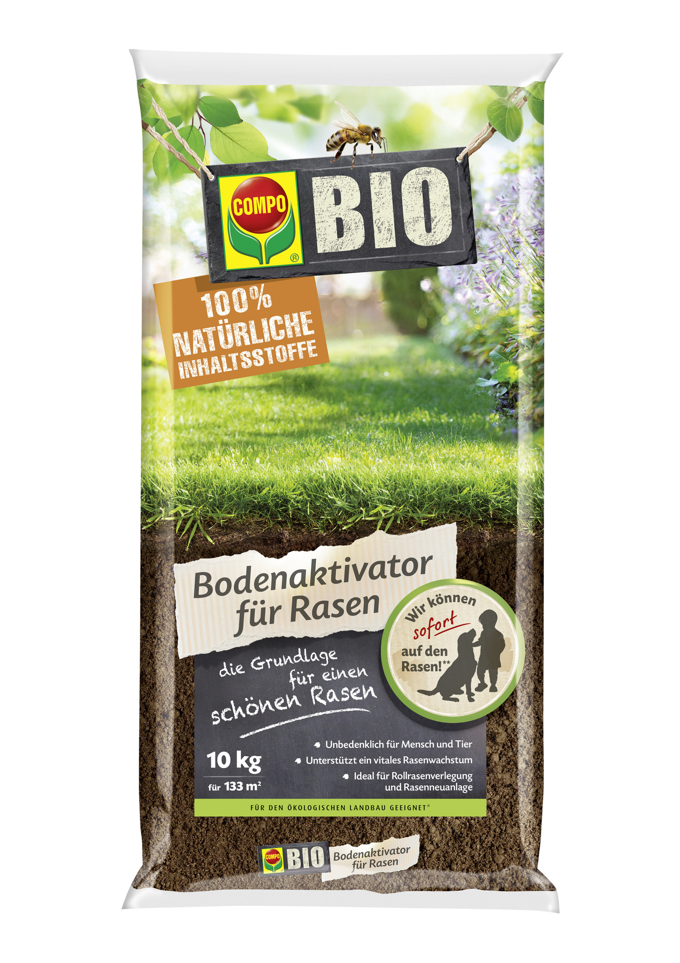 Compo GmbH BIO Bodenaktivator für Rasen 10 kg