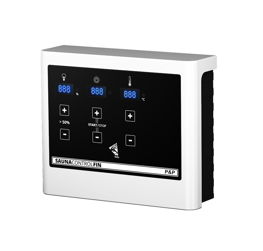 Plug&Play Saunaofen mit Steinen und externen Steuerung Easy