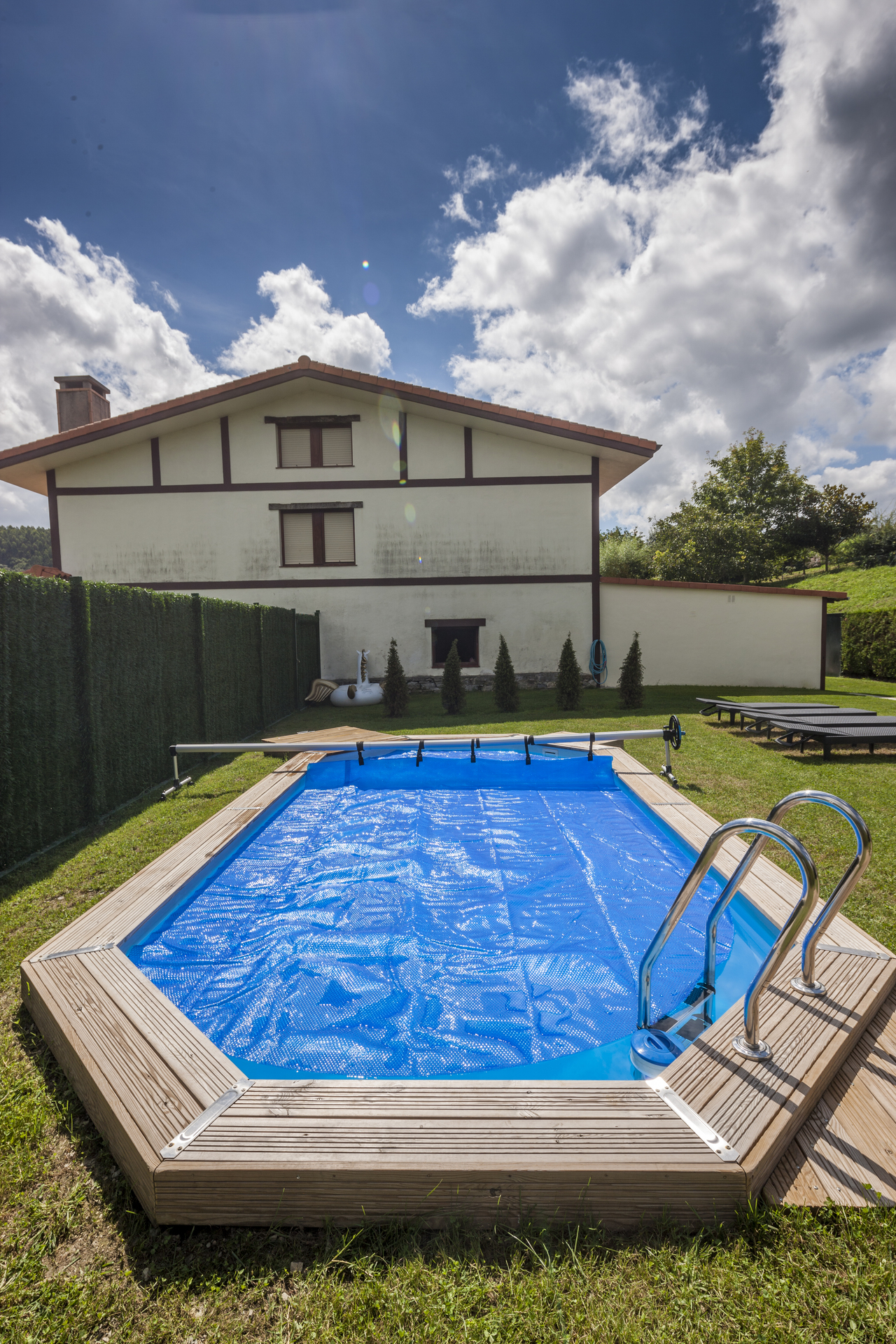 Aluminium Cover Roller für Einbaubecken