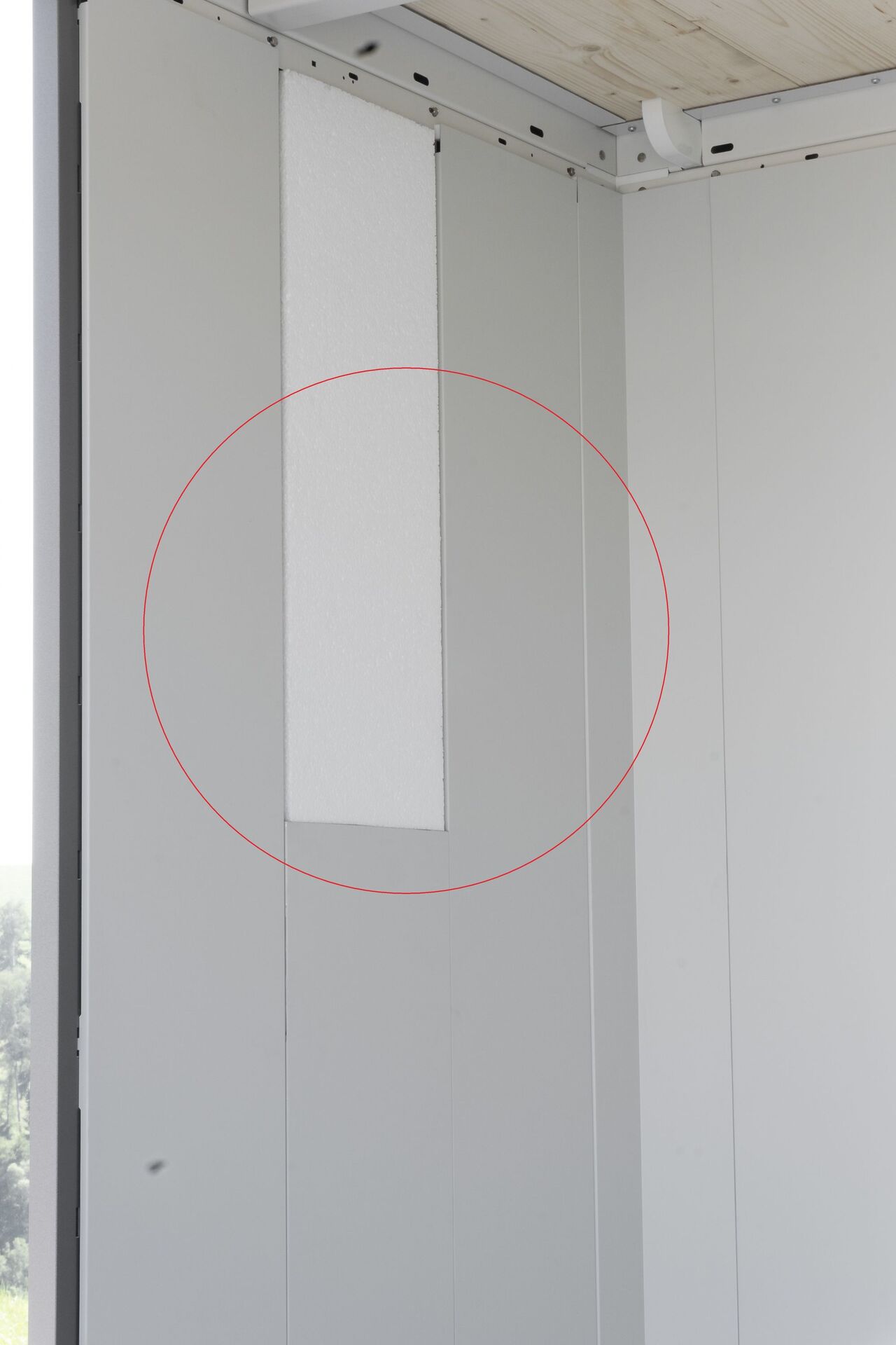 Isolierung Gerätehaus Neo