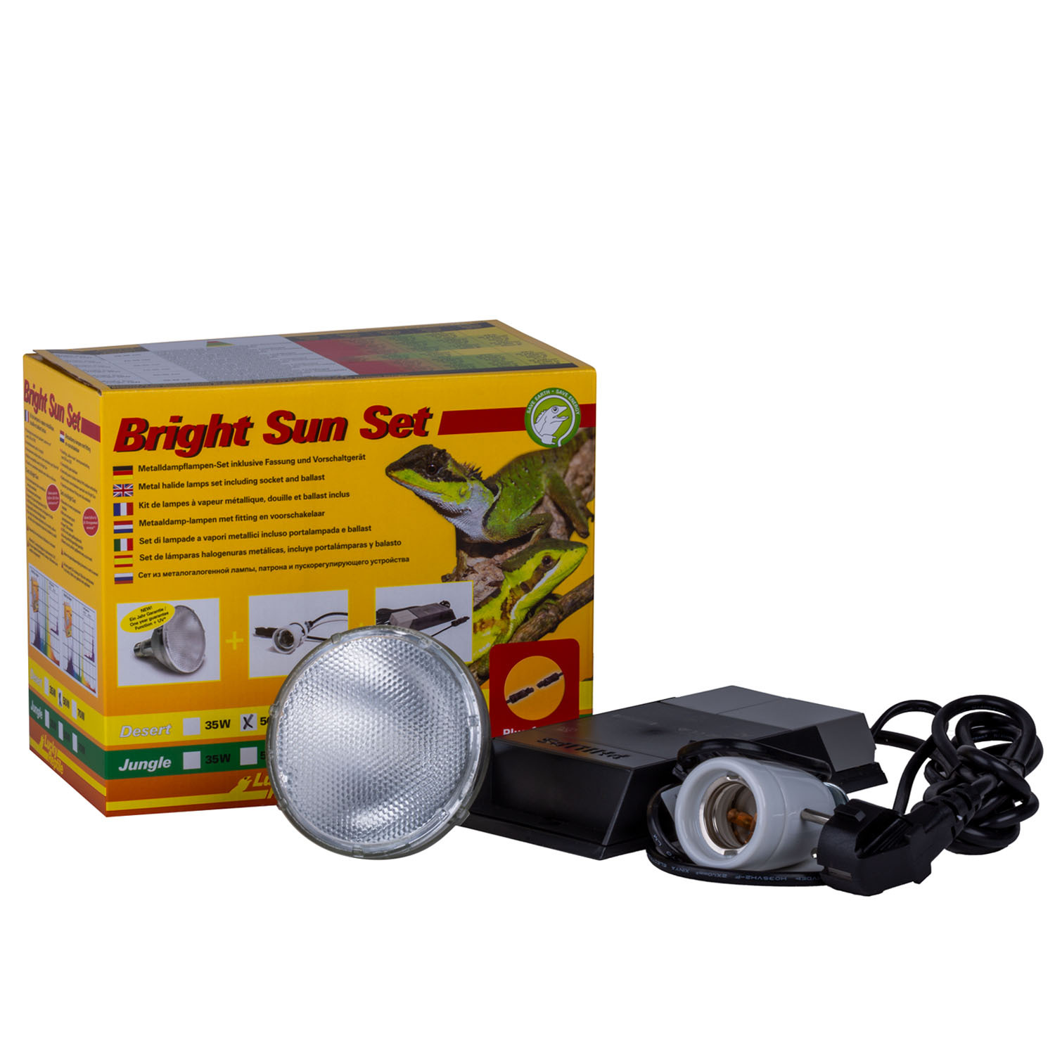 Metalldampflampe Bright Sun Set Desert