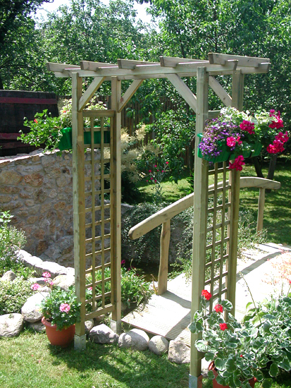 CLEMATIS Eingangspergola gerade bei leitermann.de günstig kaufen CLEMATIS Eingangspergola gerade