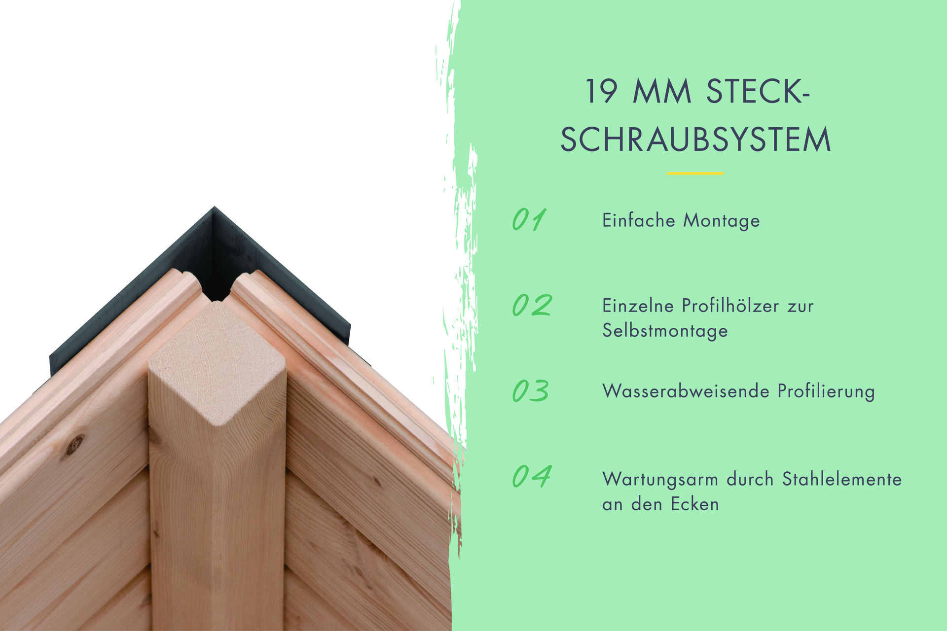 Gartenhaus Osterby C SET