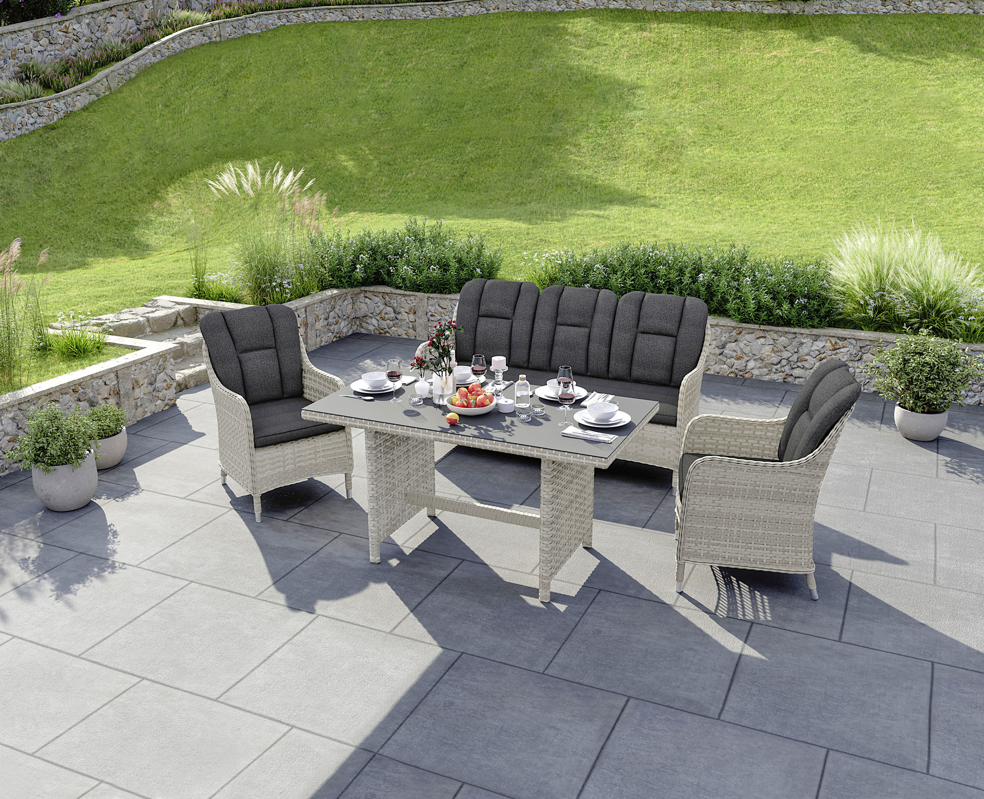 Dining Lounge Wales, 4-teilig