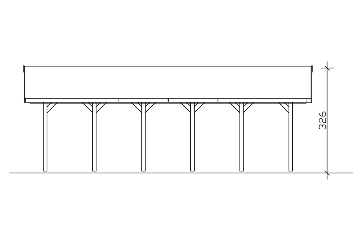 Carport Wallgau bei leitermann.de günstig kaufen Carport Wallgau