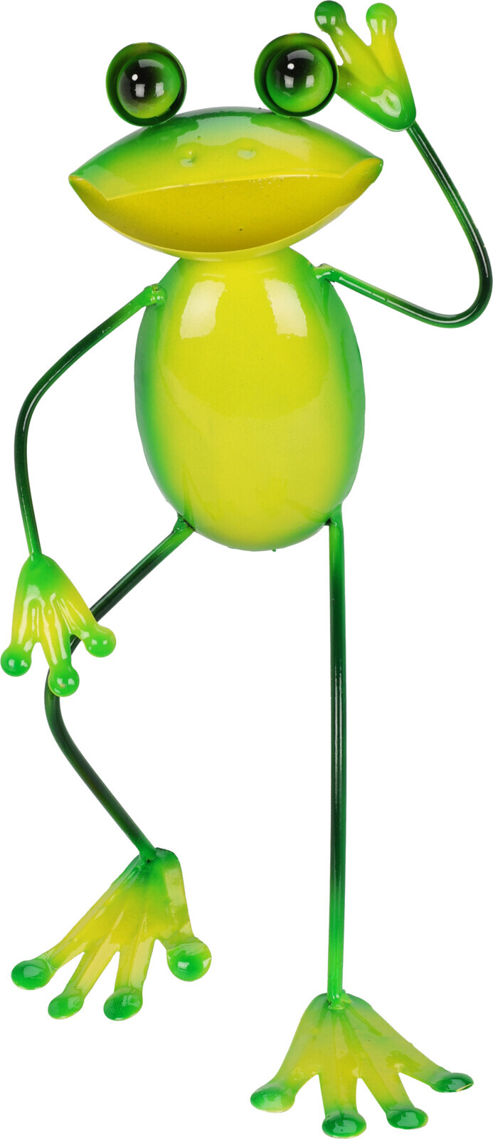 Metall-Gartentier Frosch