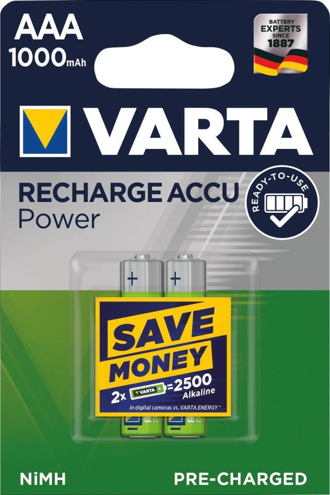 VARTA Professional Accu Micro AAA HR03 1000mAh