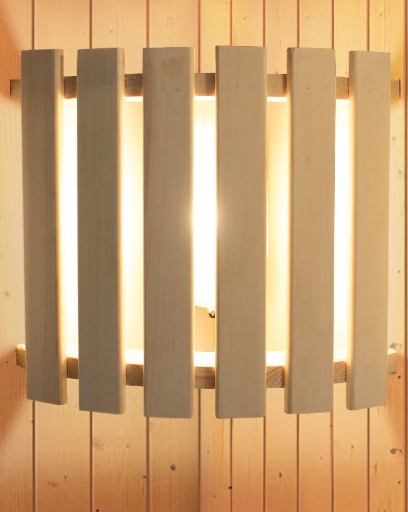 Sauna Paide 3 mit Zubehör-Set, 231x196x198cm, Eckeinstieg