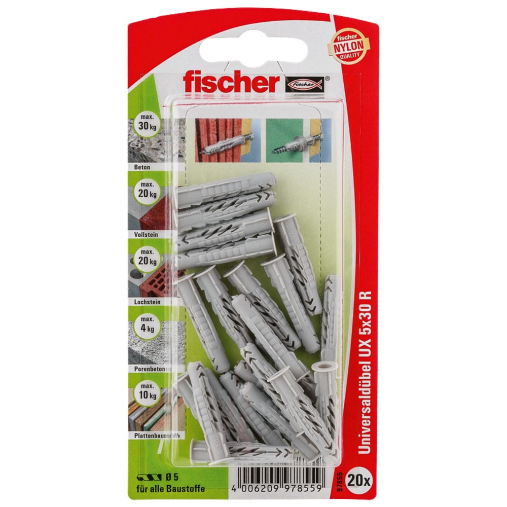 Universaldübel UX R mit Rand bei leitermann.de günstig kaufen Universaldübel UX R mit Rand