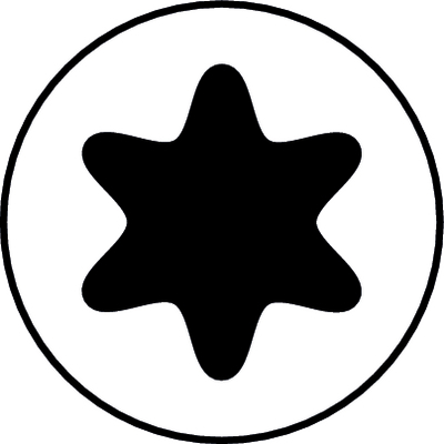 Verlegeschraube verzinkt