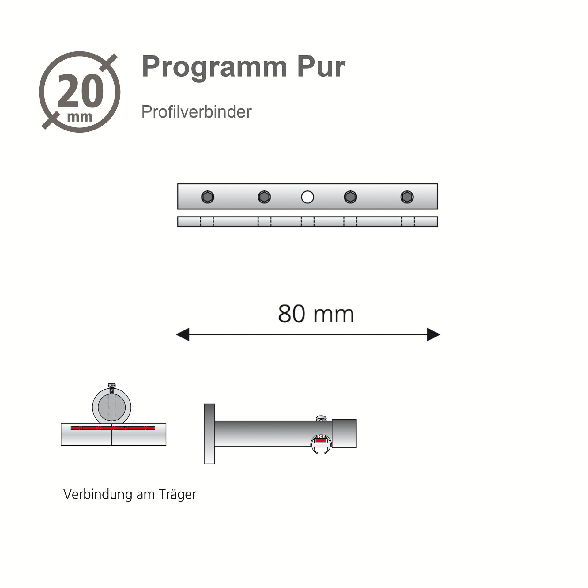 Profilverbinder Cubis bei leitermann.de günstig kaufen Profilverbinder Cubis
