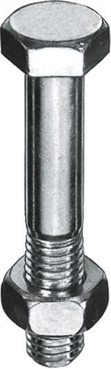 SWG Blechschraube schwarz verzinkt - Bunddurchmesser: 10mm, Länge: 19mm -  Leitermann