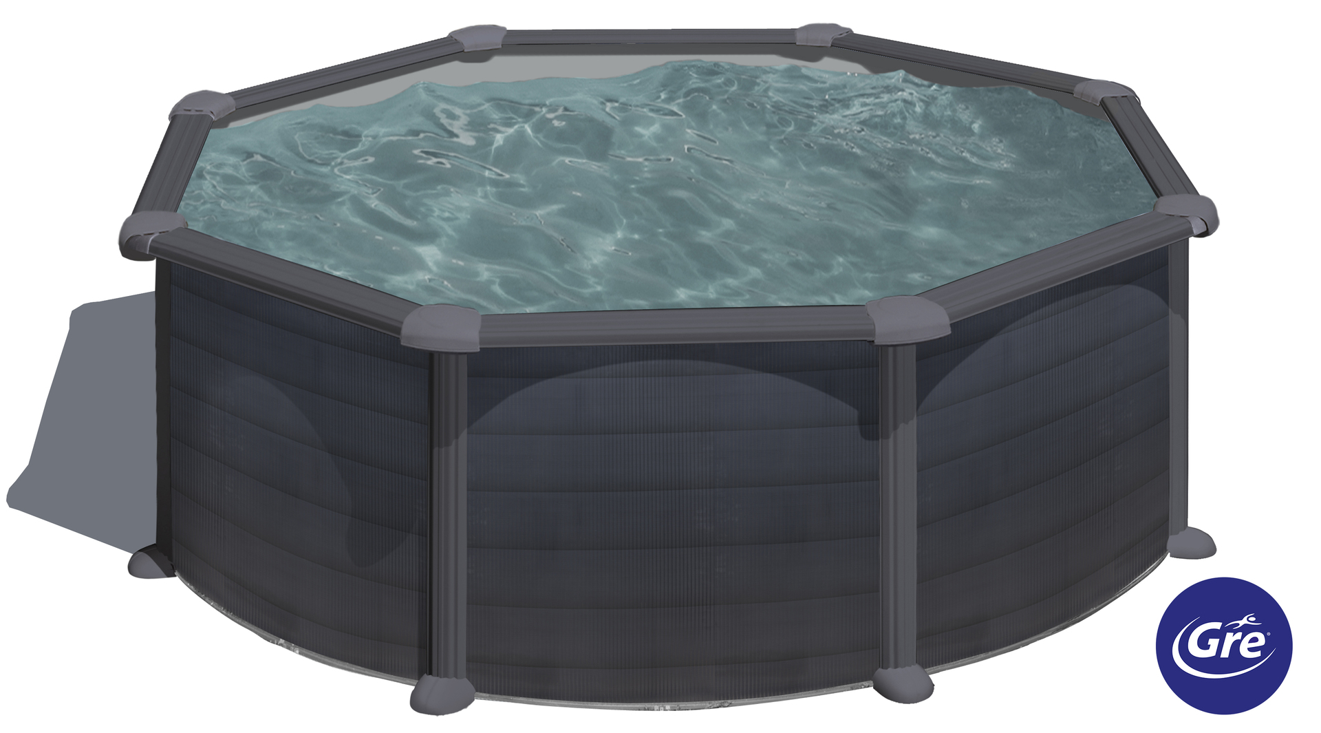 Stahlwandpool ATLANTIS, weiß