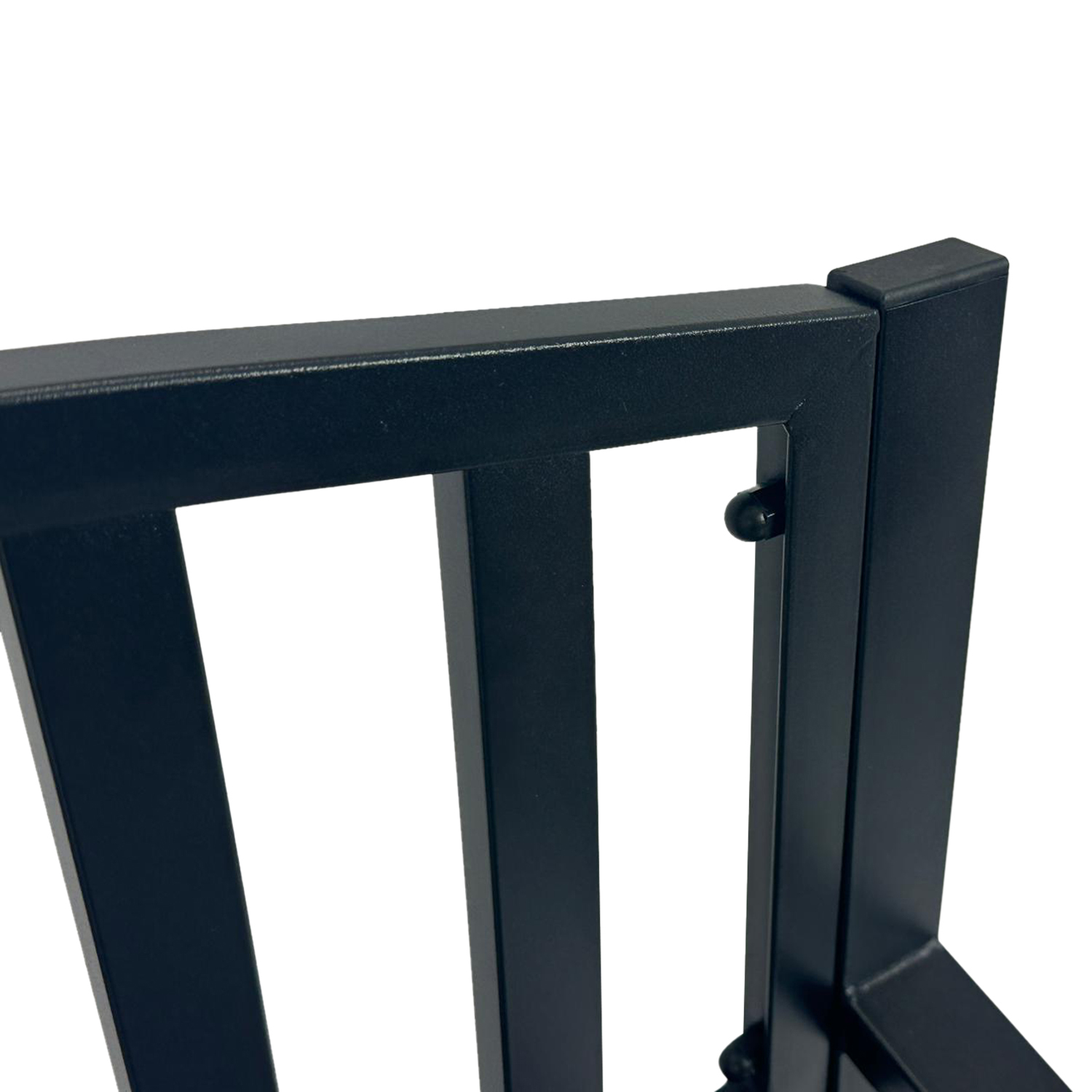 Gartenbank 2-sitzer Stahl, schwarz