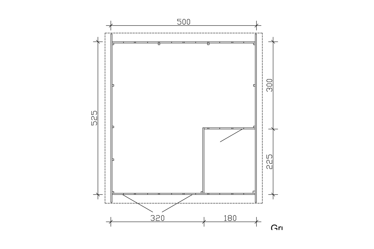 Holzgarage Varberg bei leitermann.de günstig kaufen Holzgarage Varberg