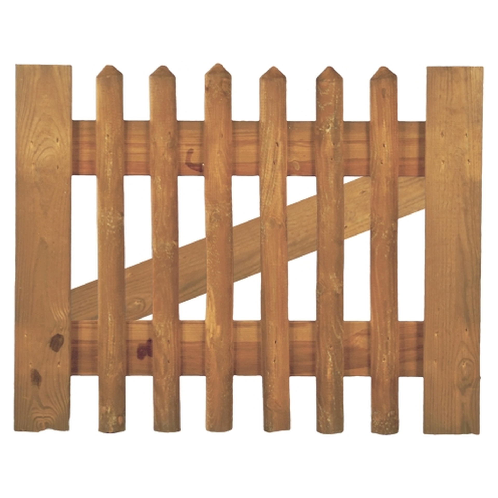 Senkrechtzaun Tor Latten 55 mm