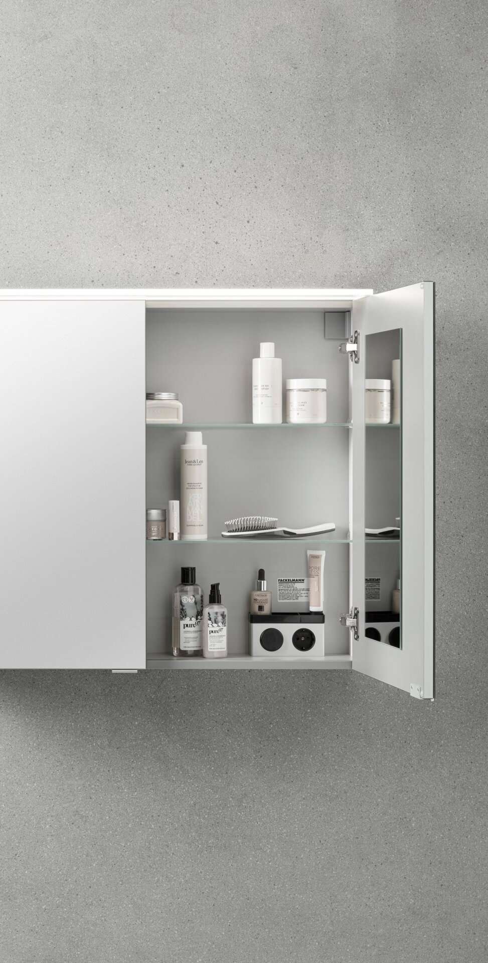 B.perfekt Spiegelschrank, Led-Box+Leuchte bei leitermann.de günstig kaufen B.perfekt Spiegelschrank, Led-Box+Leuchte