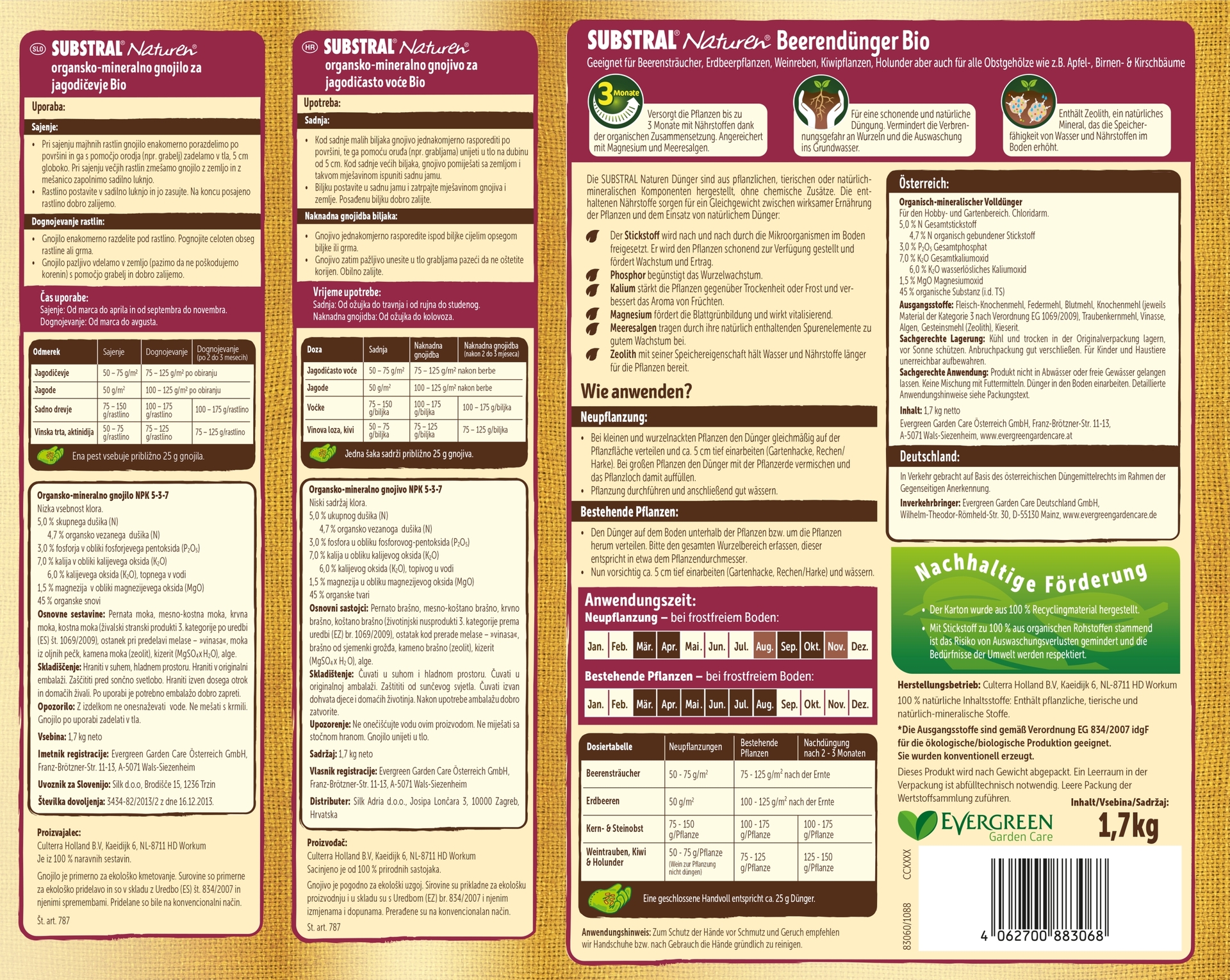 Beerendünger Bio bei leitermann.de günstig kaufen Beerendünger Bio