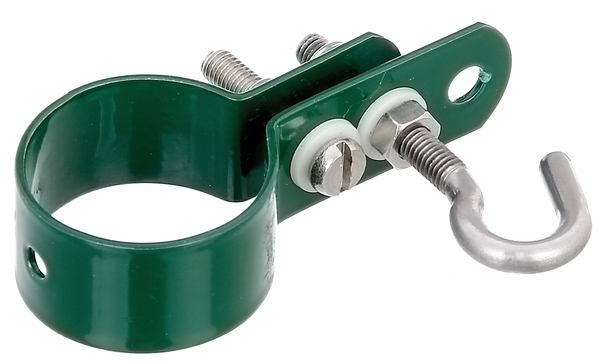 Schelle Befestigung v. Geflechtspannstäben an Pfosten bei leitermann.de günstig kaufen Schelle Befestigung v. Geflechtspannstäben an Pfosten