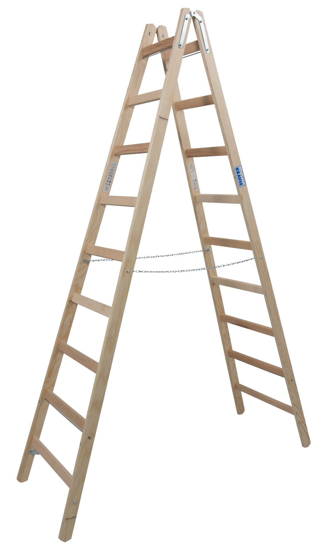 Sprossen-Doppelleiter Holz bei leitermann.de günstig kaufen Sprossen-Doppelleiter Holz