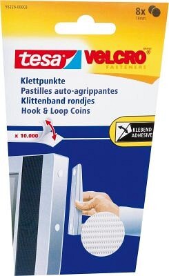 TESA Klettpunkte zum Aufkleben D 16mm bei leitermann.de günstig kaufen TESA Klettpunkte zum Aufkleben D 16mm