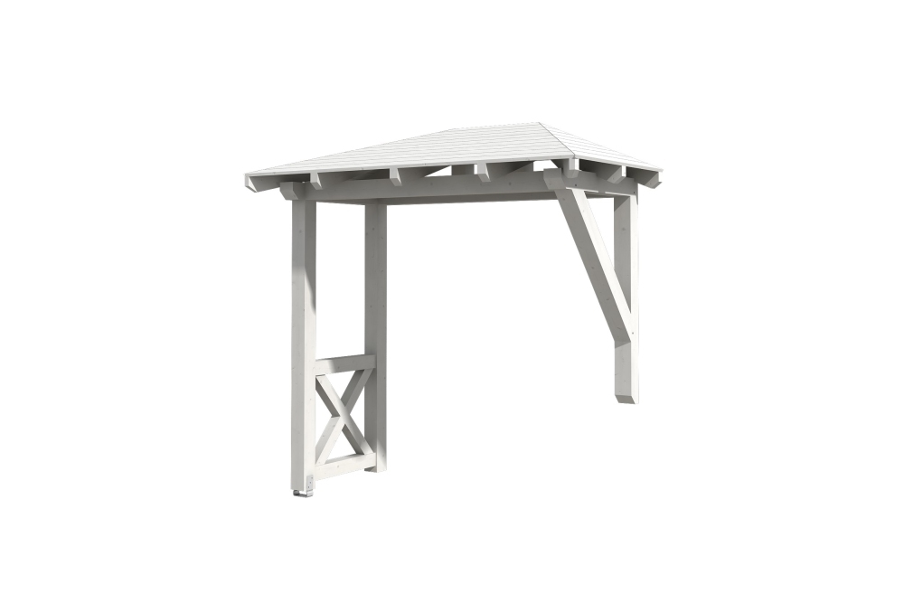 Vordach Wismar 3 Walmdach