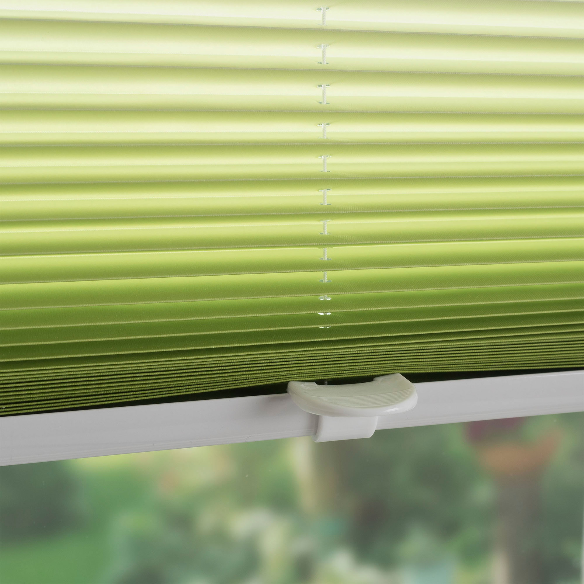 Klemmfix-Plissee Farbverlauf, verspannt