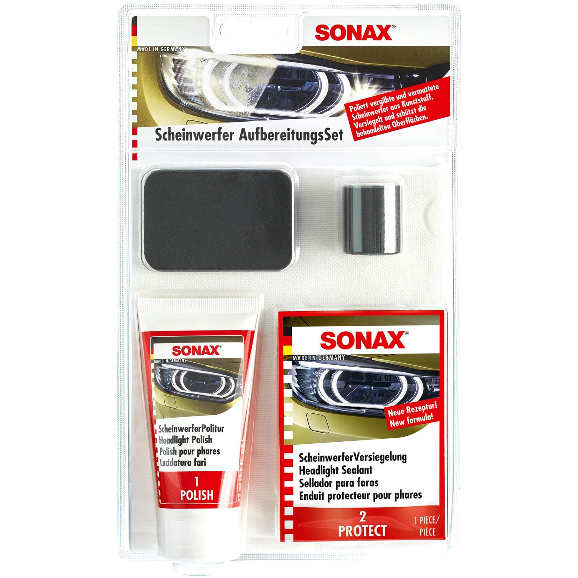 SONAX Scheinwerfer Aufbereitungs Set