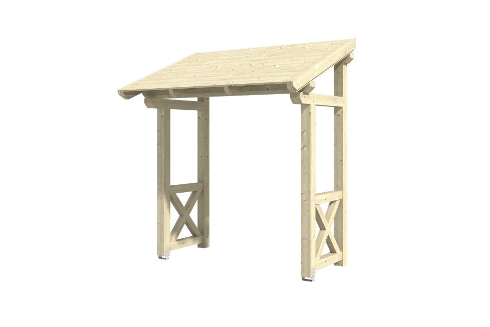 Vordach Paderborn 4 Pultdach bei leitermann.de günstig kaufen Vordach Paderborn 4 Pultdach