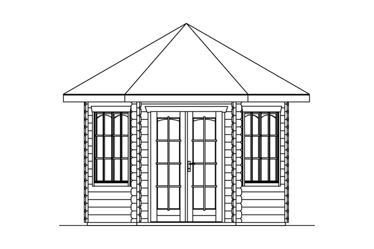 Pavillon Madeira natur bei leitermann.de günstig kaufen Pavillon Madeira natur