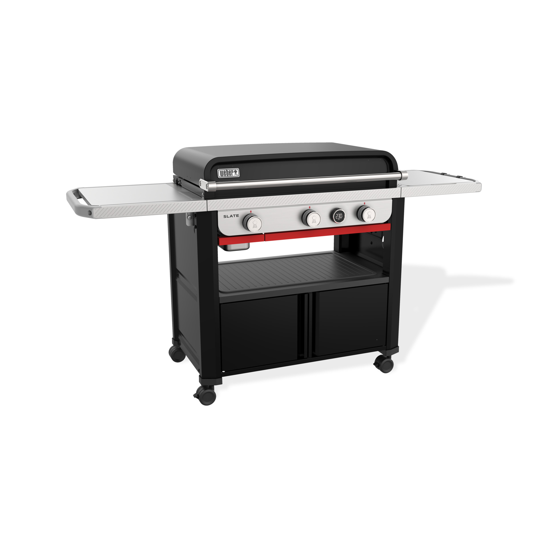 Slate GPD76 Premium Plancha Gasgrill , schwarz