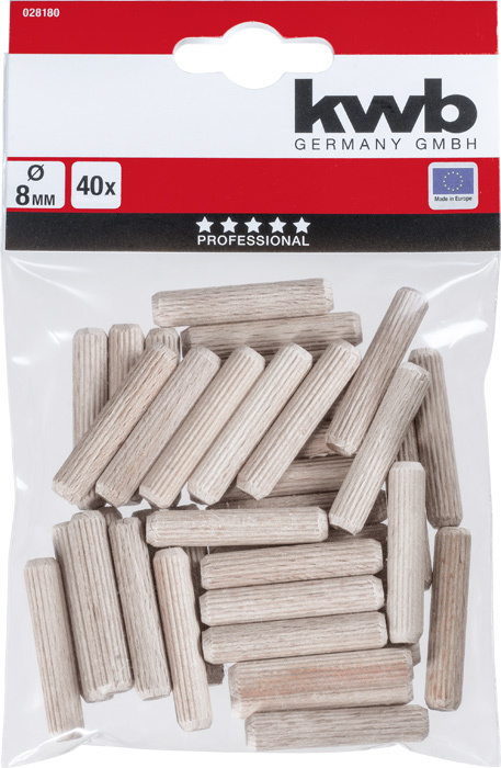 40 Holzdübel 8 x 40 mm bei leitermann.de günstig kaufen 40 Holzdübel 8 x 40 mm