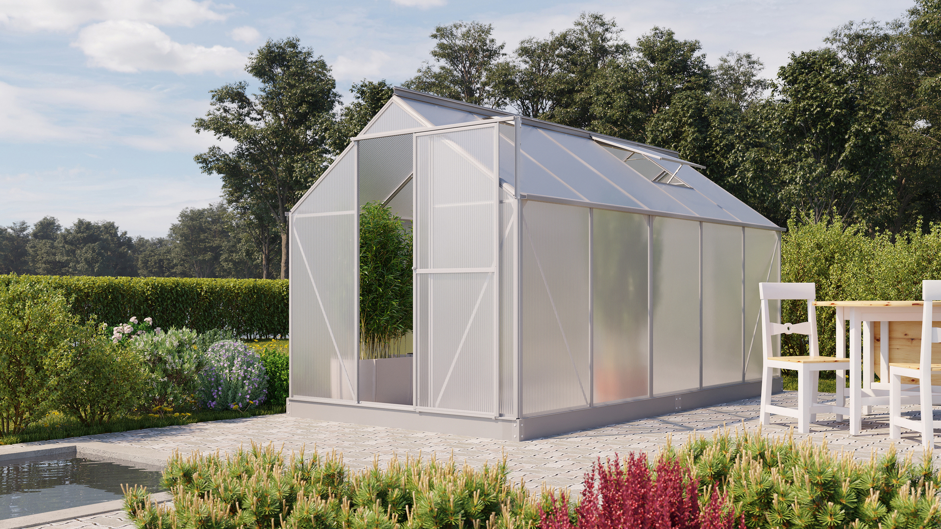 Gewächshaus Eos 7500 bei leitermann.de günstig kaufen Gewächshaus Eos 7500