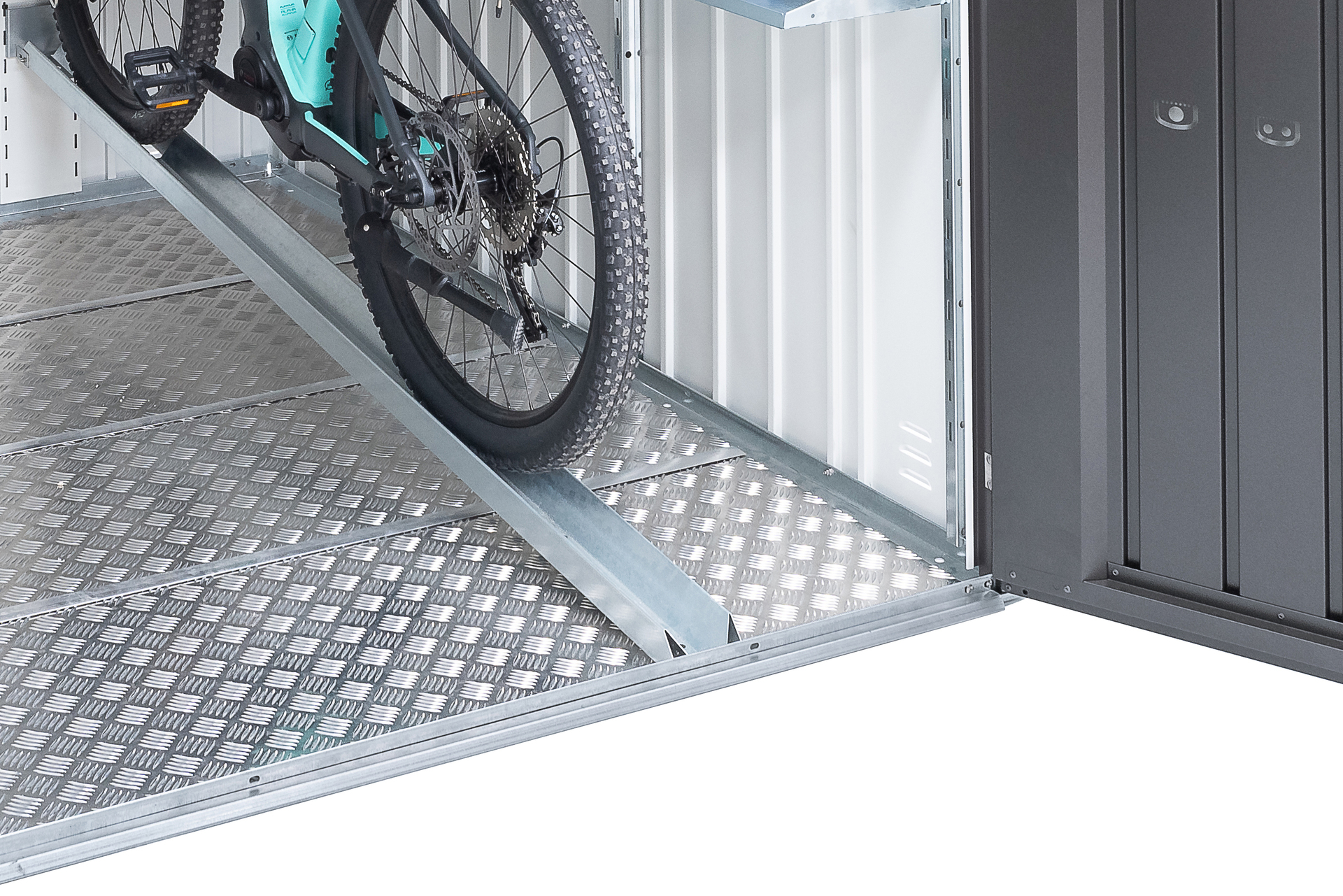 Fahrradschiene für MiniGarage bei leitermann.de günstig kaufen Fahrradschiene für MiniGarage