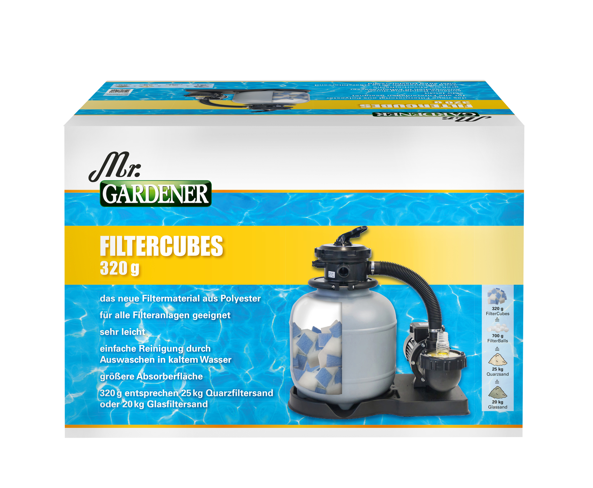 Waterman Filtercubes für Filteranlagen