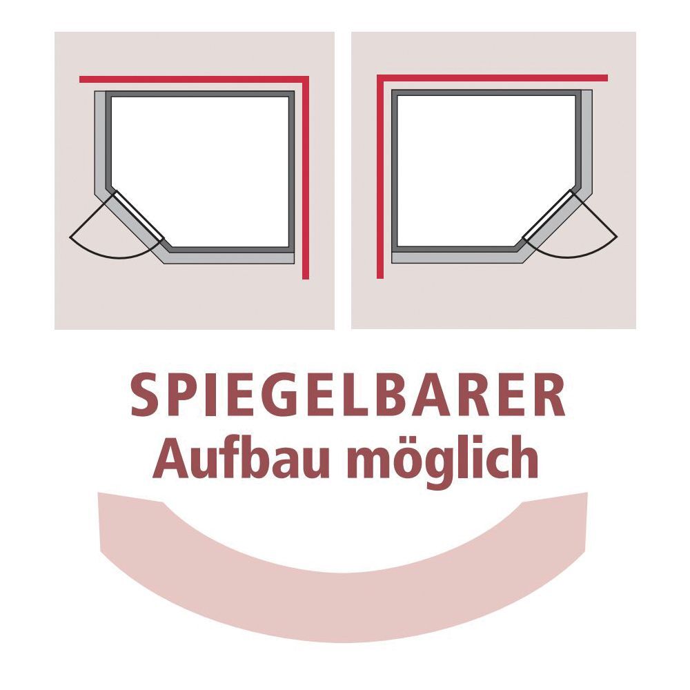 Sauna Pölva 3 mit Zubehör-Set, 231x196x198cm, Eckeinstieg