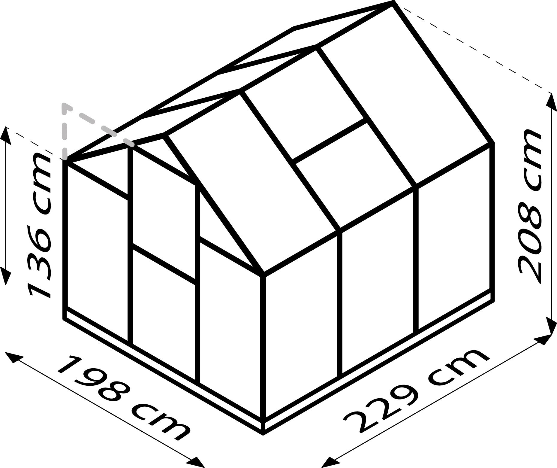 Gewächshaus Eos 4600 bei leitermann.de günstig kaufen Gewächshaus Eos 4600