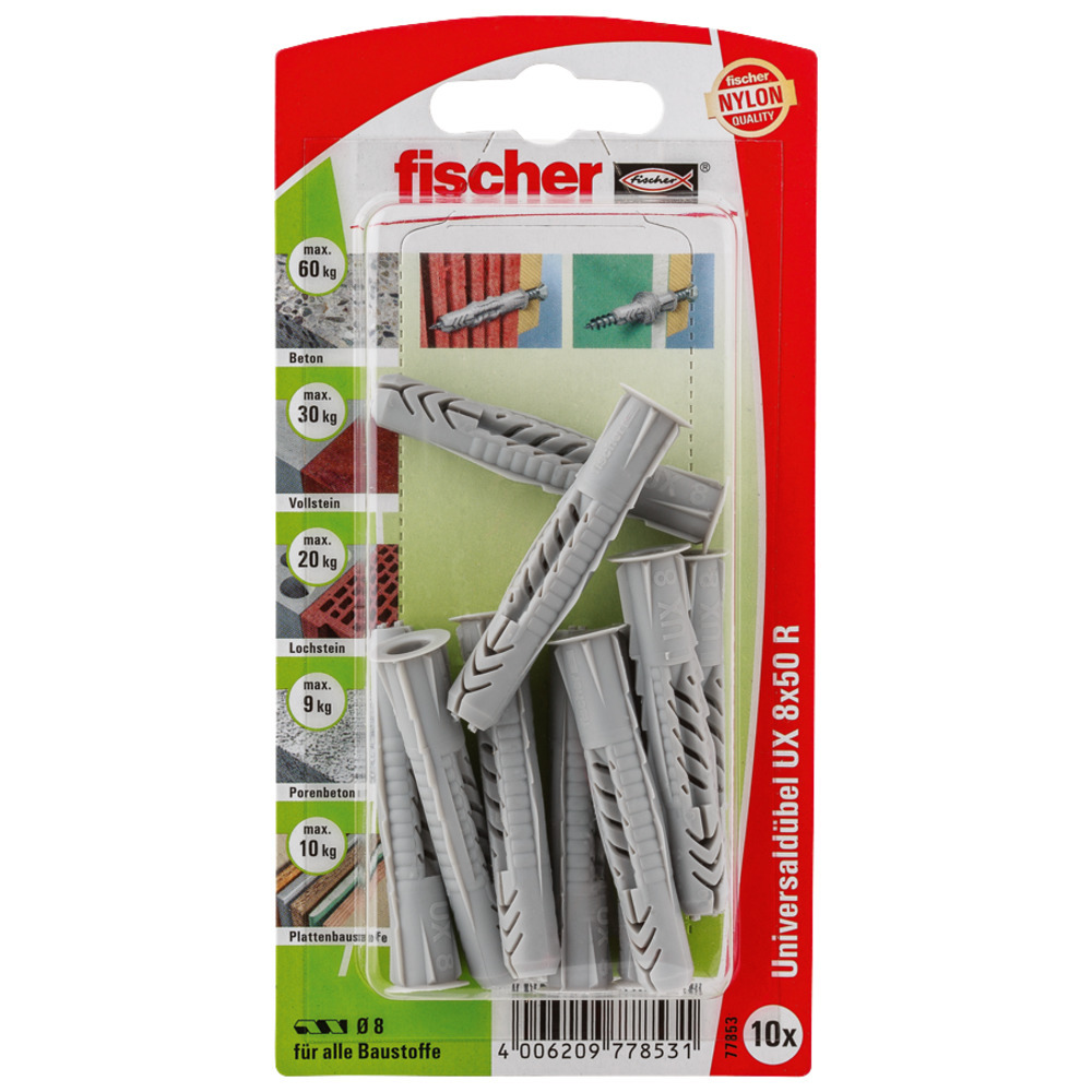 Universaldübel UX R mit Rand bei leitermann.de günstig kaufen Universaldübel UX R mit Rand