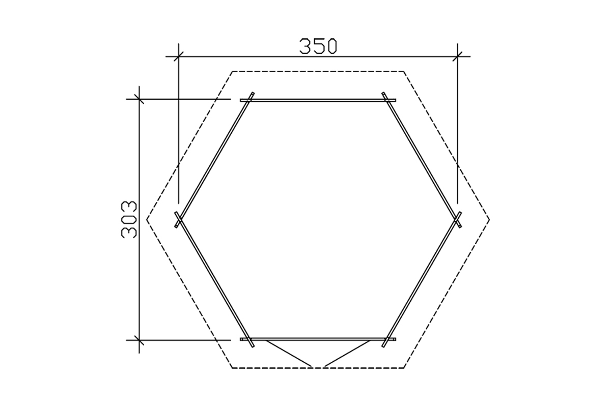 Pavillon Madeira natur bei leitermann.de günstig kaufen Pavillon Madeira natur
