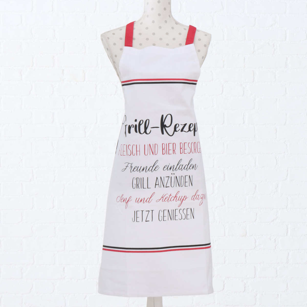 Schürze Grillrezept, 2-fach sortiert bei leitermann.de günstig kaufen Schürze Grillrezept, 2-fach sortiert