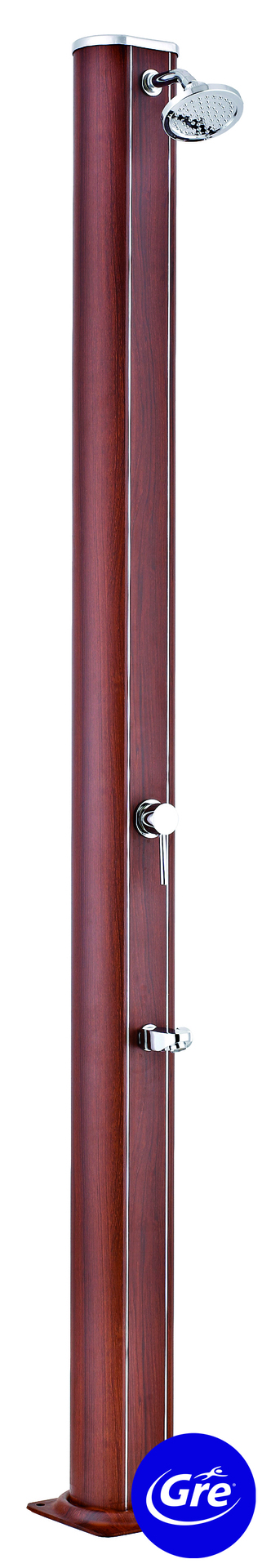 Solardusche, 32l, Holzdekor