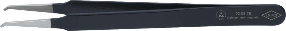 Pinzette ESD gewinkelt 120mm schwarz KNIPEX