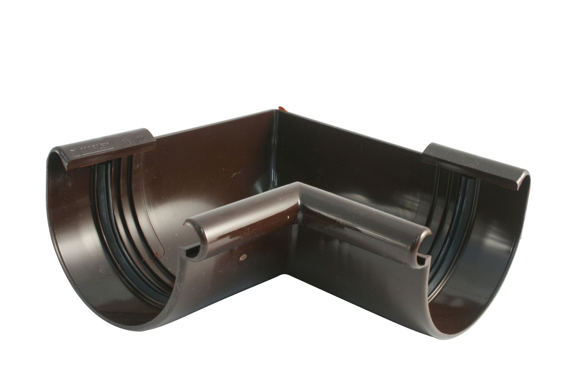 Innenecke 90 Grad für halbrunde Dachrinne